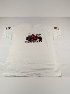 RARE Deadstock Ferrari Michael Schumacher Era Montreal F1 Shirt Size XL